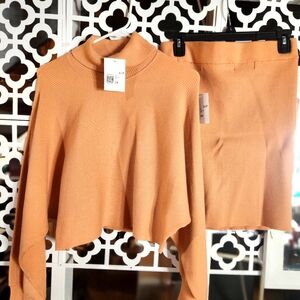 Ladies two piece skirt set